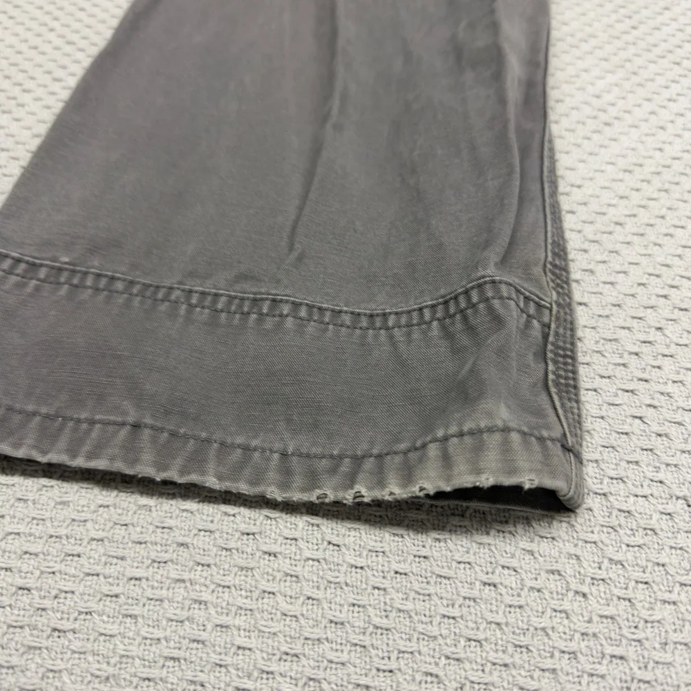 North Face Pants Mens 34x30 Gray Cotton Canvas Straight Leg Workwear Casual